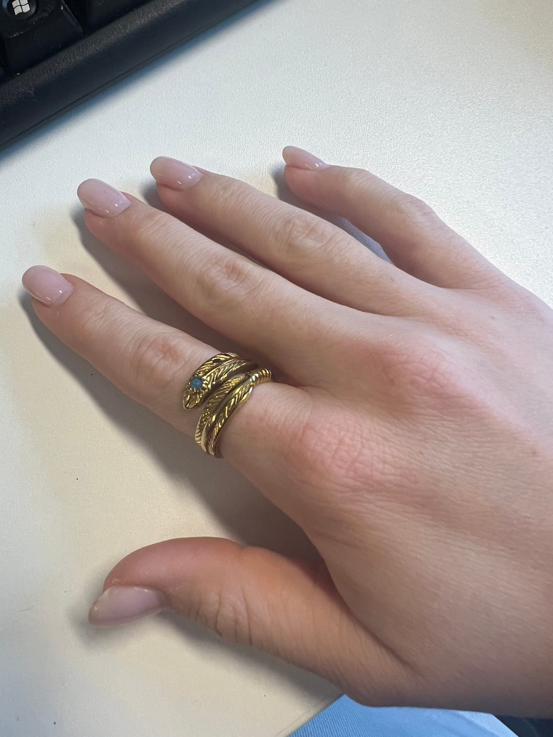 Customer photo review of Dodo. - Gold & Blue
