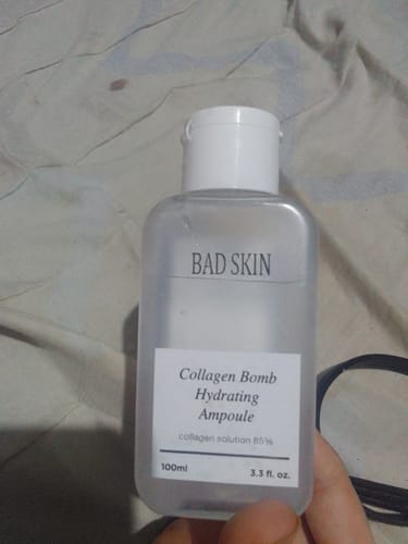 Customer photo review of Bad Skin™ Korean Collagen Bomb Hydrating Ampoule
