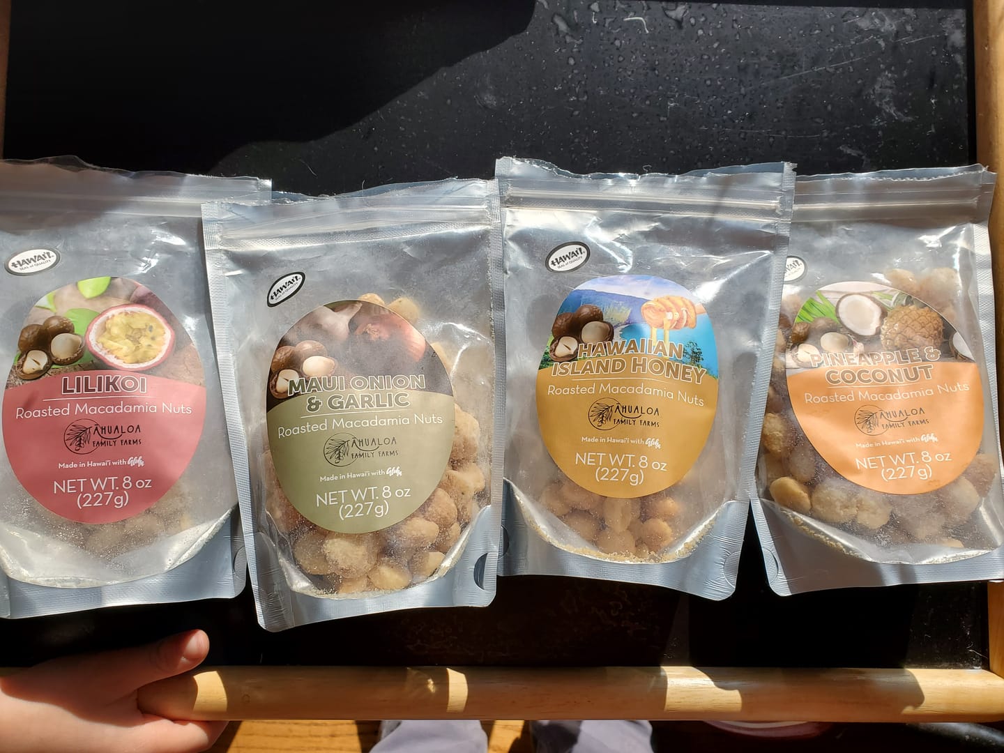Customer photo review of Pineapple & Coconut Macadamia Nuts