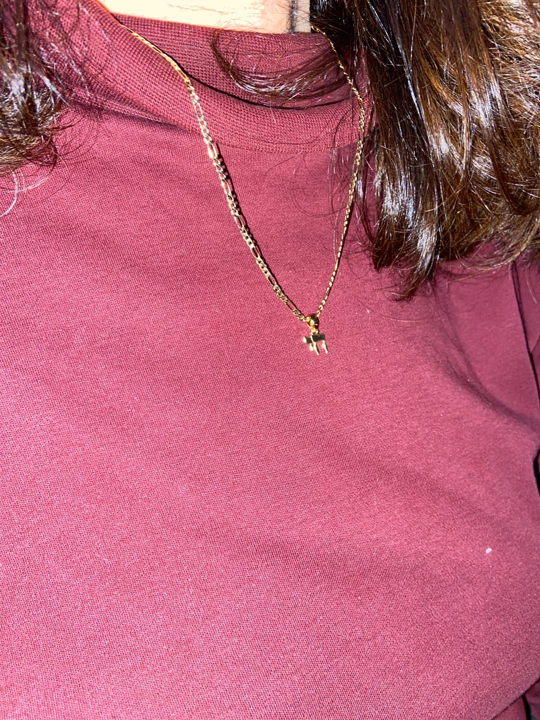Customer photo review of Chai Chain Necklace