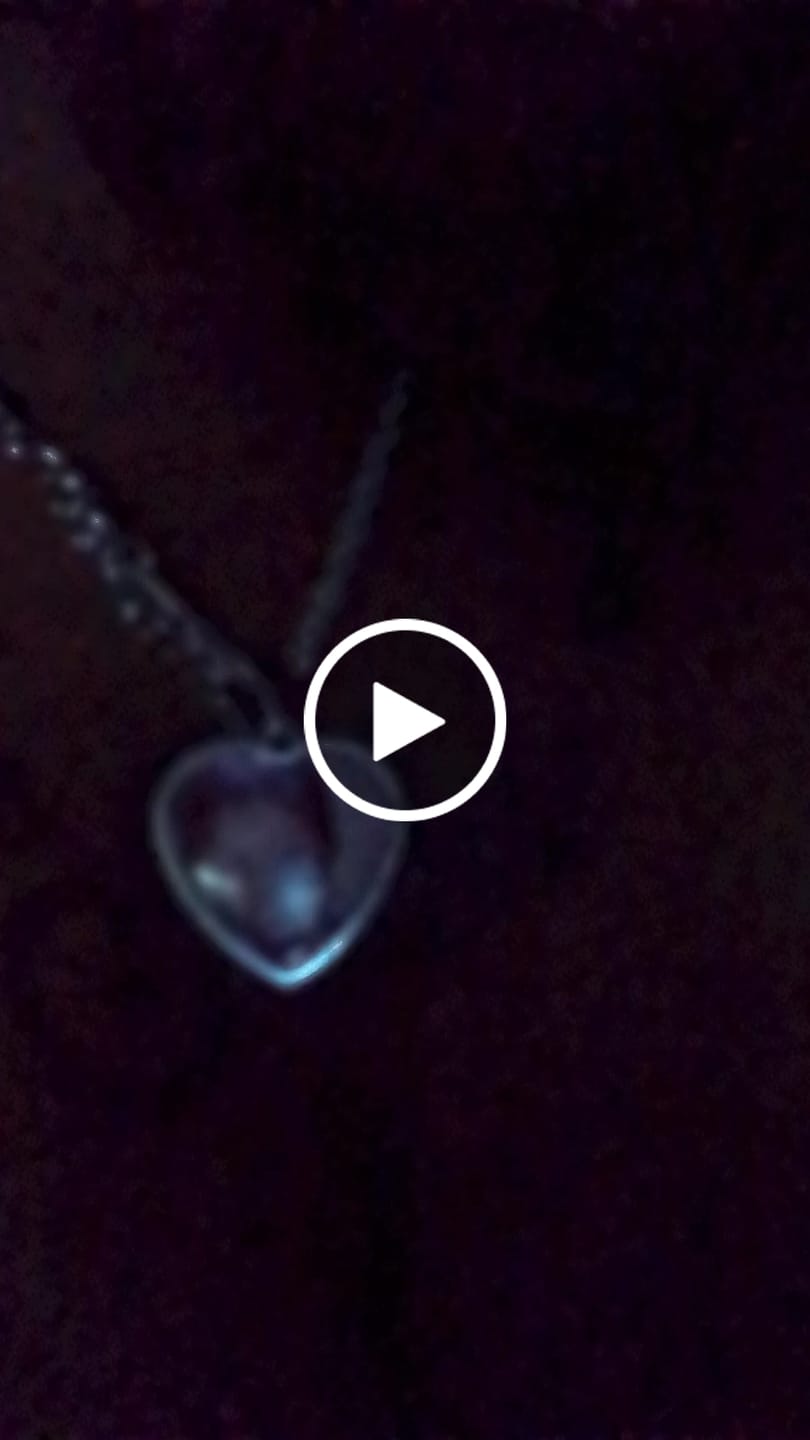 Customer video review of Engravable Heart Necklace With Picture