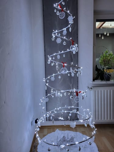 Customer photo review of Weihnachtsdeko mit Schneeflocken