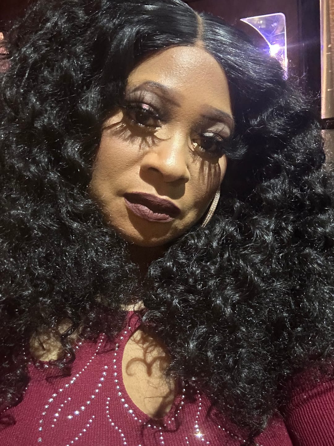 Customer photo review of Outre Synthetic Lace Front Wig Perfect Hairline 13x6 - DOMINICA