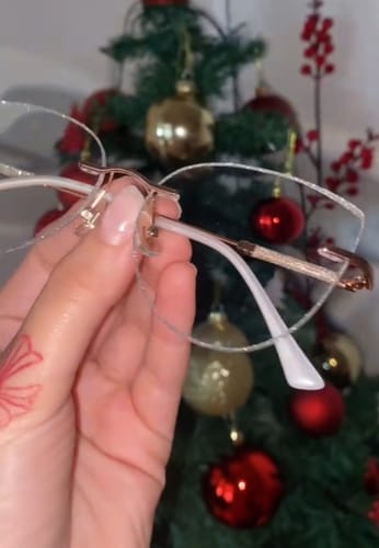 Customer photo review of Nina Eyeglasses