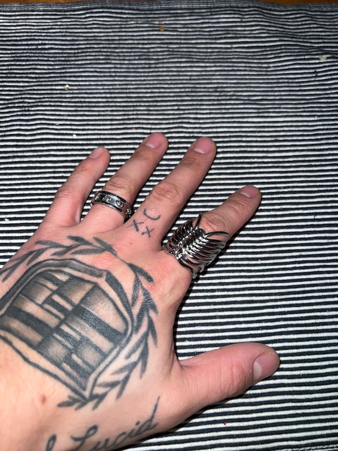 Customer photo review of RIBCAGE RING