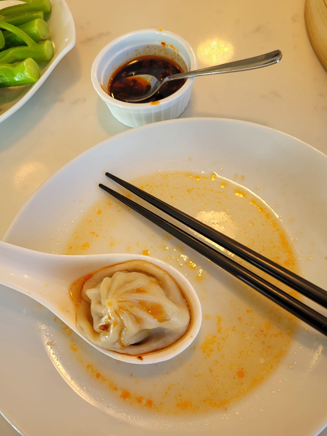 Customer photo review of Pork soup dumplings (aka "xiao long bao") - 24 PC