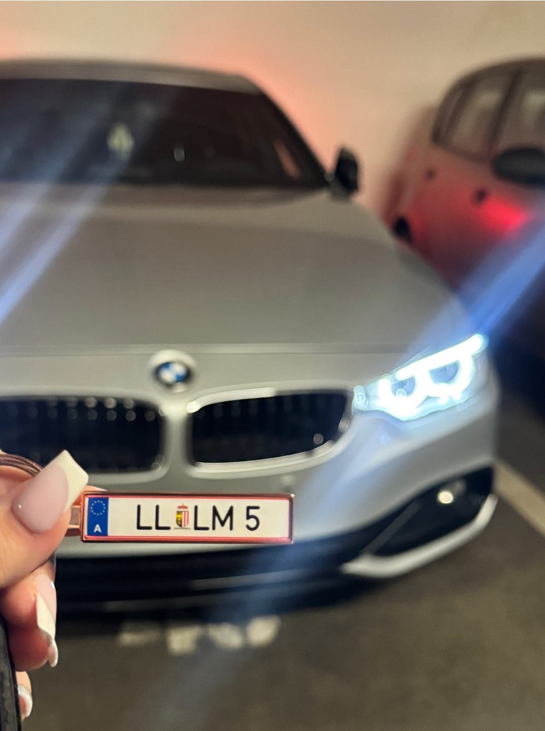 Customer photo review of Österreich Kennzeichen Schlüsselanhänger Mini Nummernschild Metall