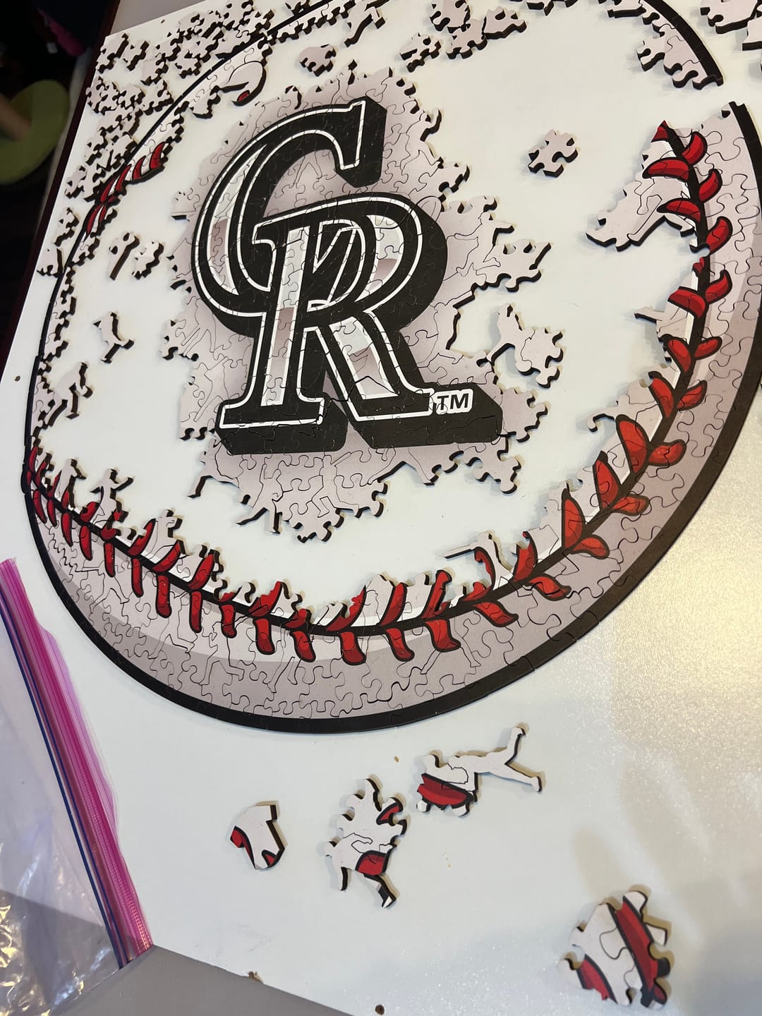 Customer photo review of Colorado Rockies™ - Wooden Puzzle