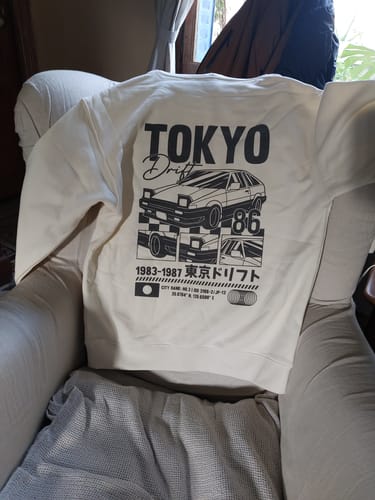 Customer photo review of Tokyo Drift Hoodie
