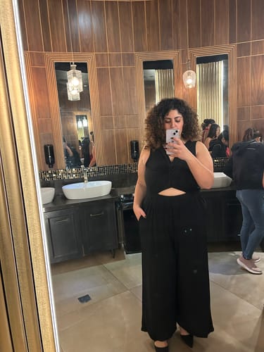 ביקורת עם תמונה מאת לקוח על אוברול ריי שחור