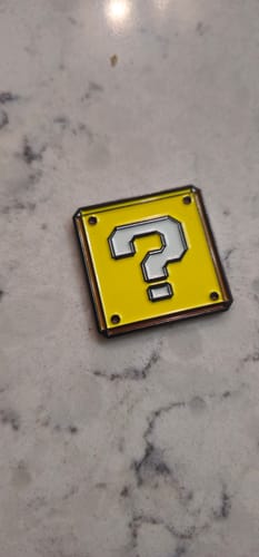 Customer photo review of Question Block - Ball Marker