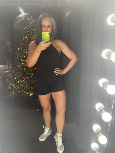 Customer photo review of Mia Violet Jumpsuit