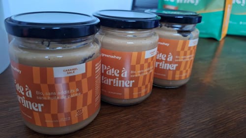 Customer photo review of Pâte à tartiner protéinée Bio