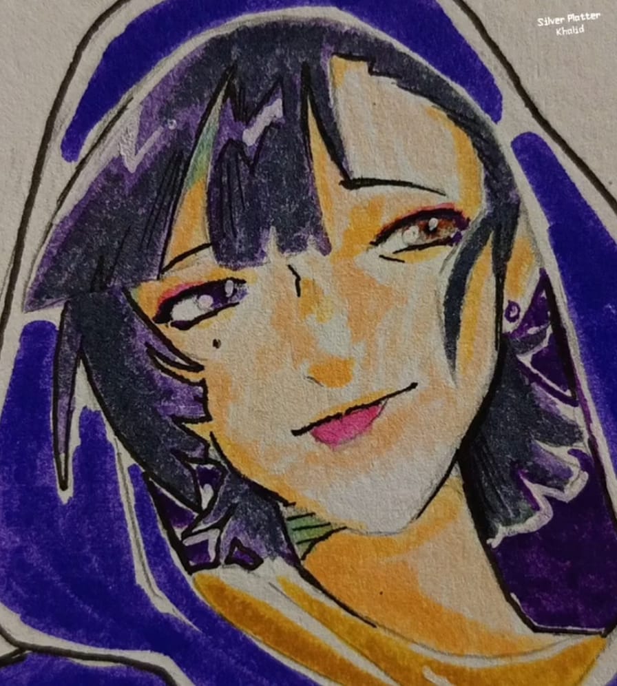 Customer photo review of Ohuhu Dual Tips Water-Based Art Markers