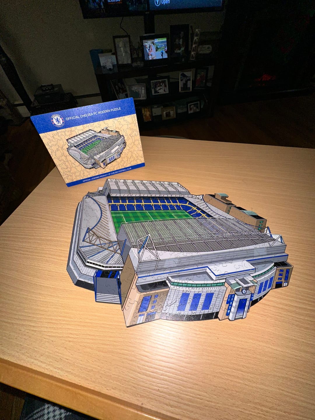 Customer photo review of Chelsea FC® Stamford Bridge - Wooden Puzzle