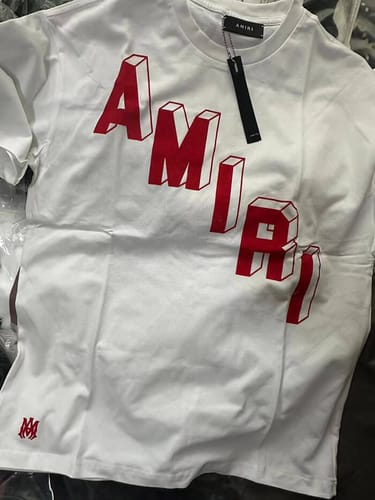 Customer photo review of AMIRI T-Shirts