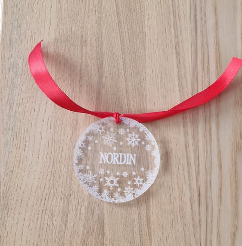 Customer photo review of Weihnachtsdeko mit Schneeflocken