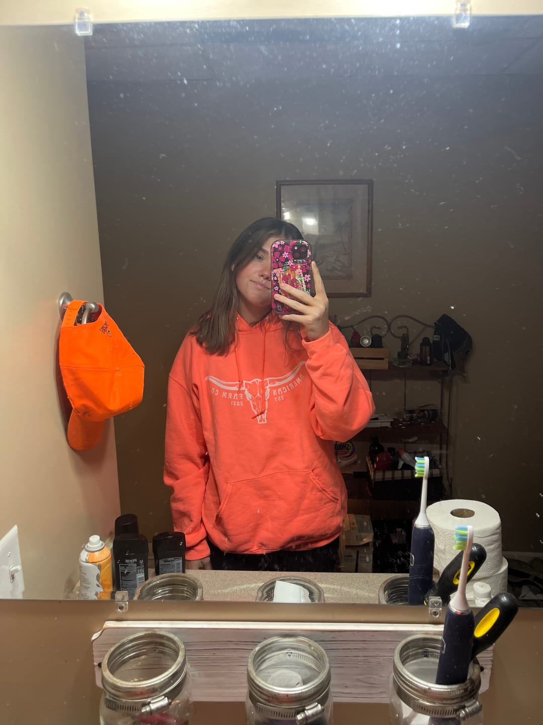 Customer photo review of Neon 'Skull' Hoodie