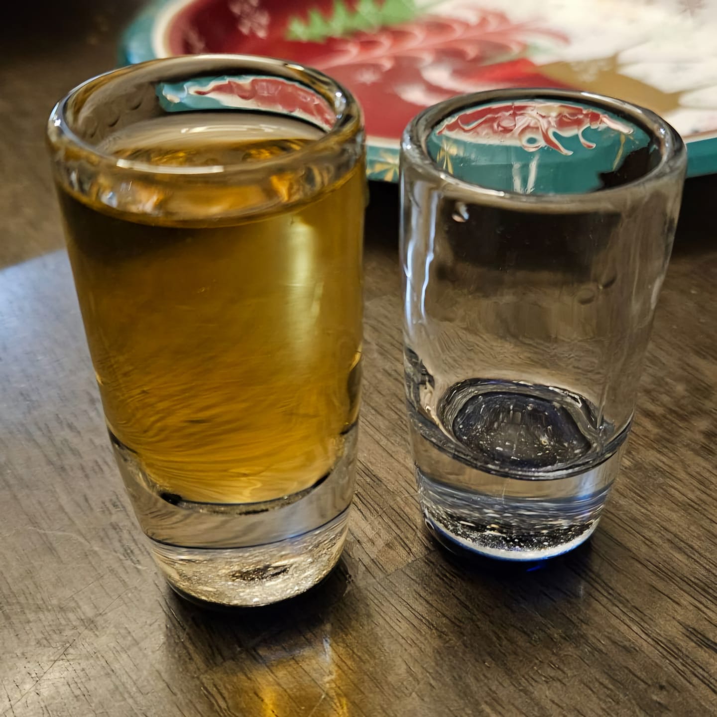 Customer photo review of Shot Glass with Cremation Ash