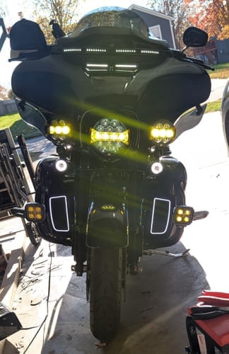 Customer photo review of D7 PRO Multi-Beam Driving Lights with Modular X-Lens System