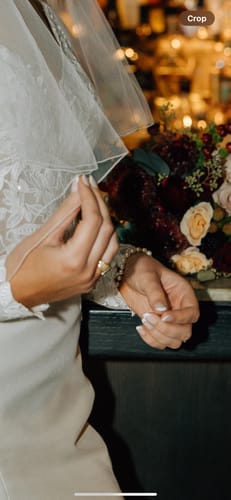 Customer photo review of One Of Your French Pearls Press On Nails (24PC)