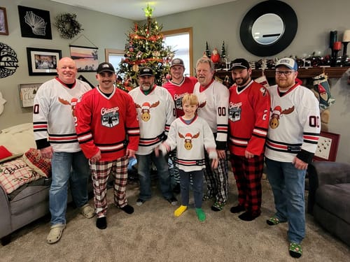 Customer photo review of Christmas Style 'Griswold' Hockey Jersey