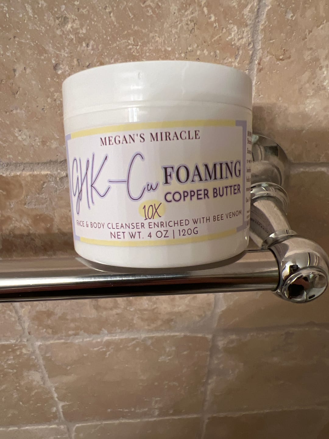 Customer photo review of Foaming Bath Butter