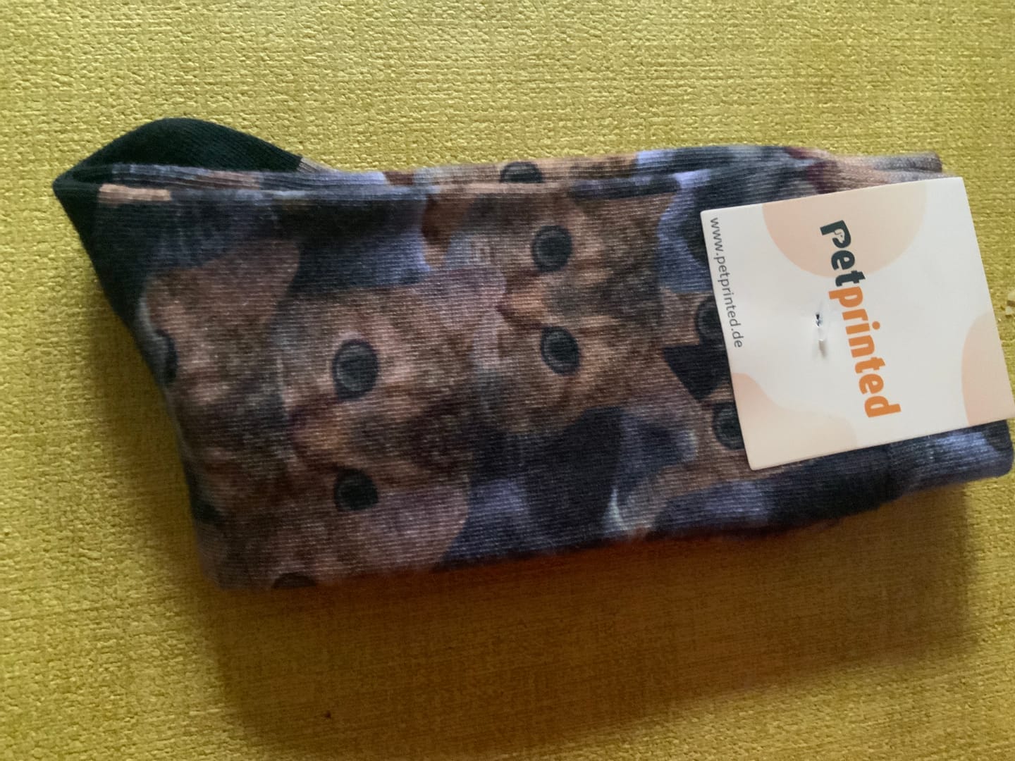 Customer photo review of Wildes Fotomuster - Individuelle Socken