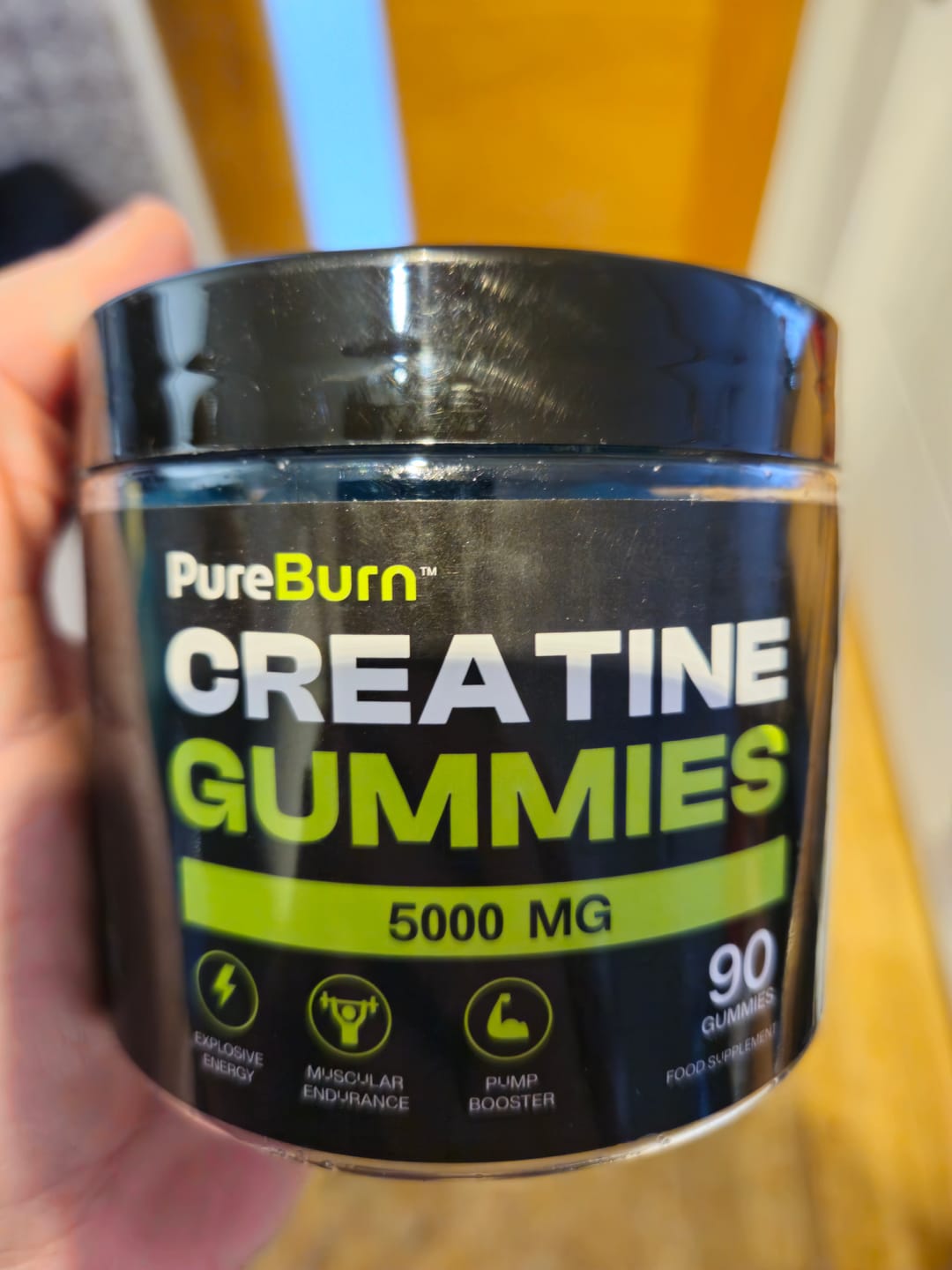 Customer photo review of Creatine Gummies