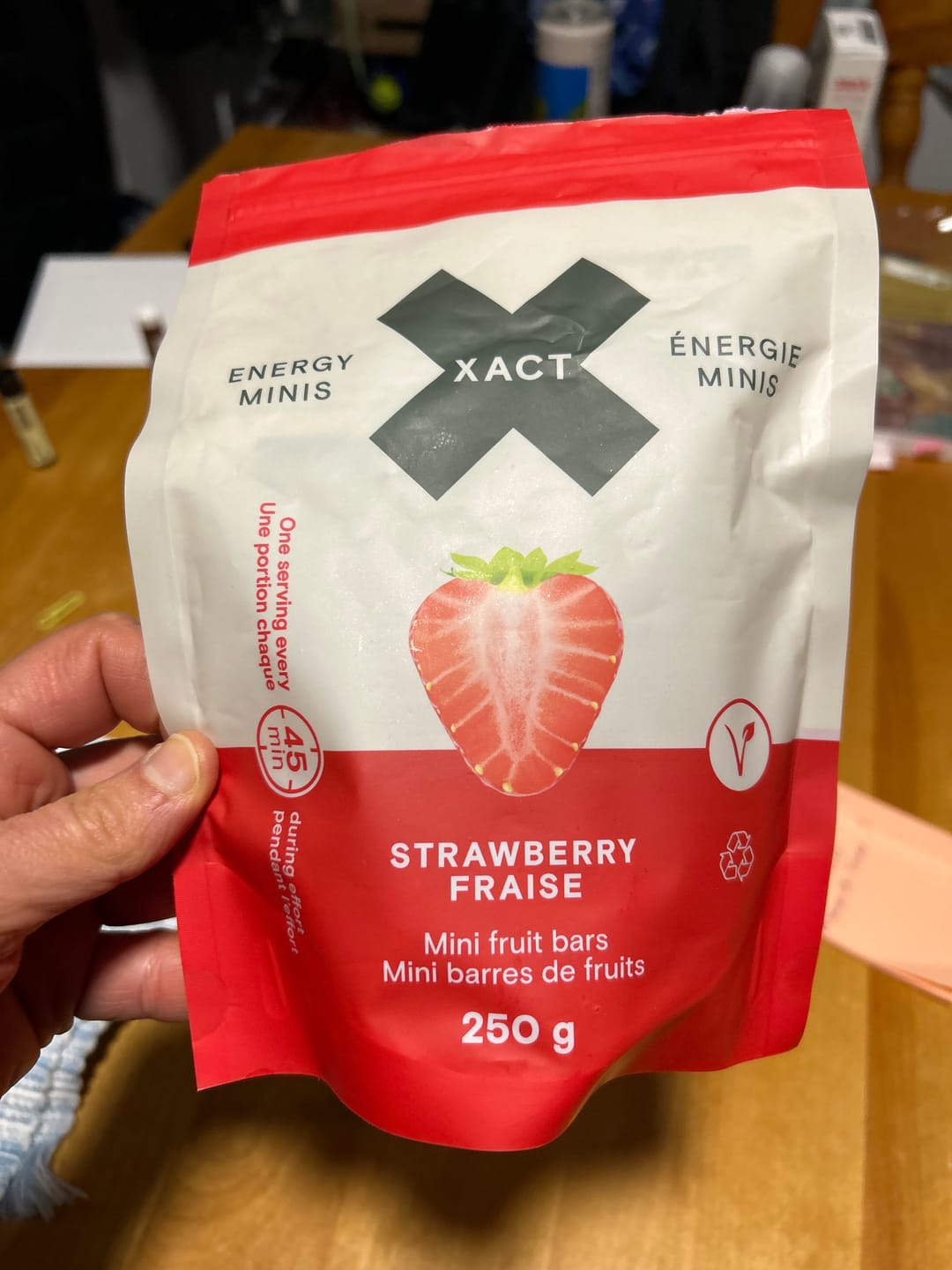 Customer photo review of XACT ENERGY Minis 250g