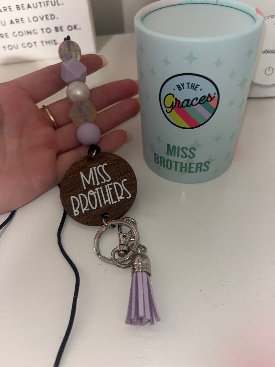 Customer photo review of Design Your Own Beaded Lanyard