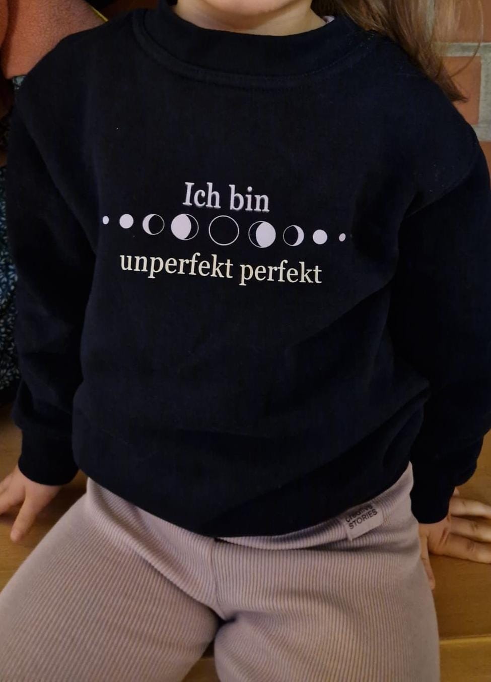 Customer photo review of Unperfekt Perfekt - Kinder Sweatshirt