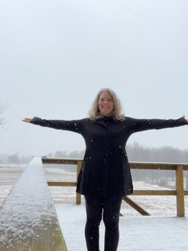 Customer photo review of Windsor Extra Long Jacket