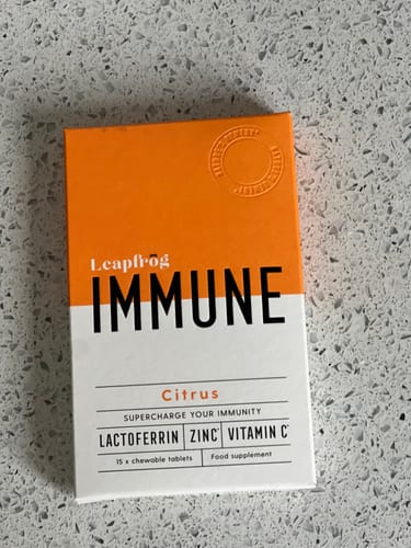 Customer photo review of IMMUNE : Lactoferrin + Zinc + Vitamin C