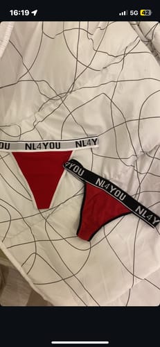 Customer photo review of Red & White - Памучни прашки / бикини