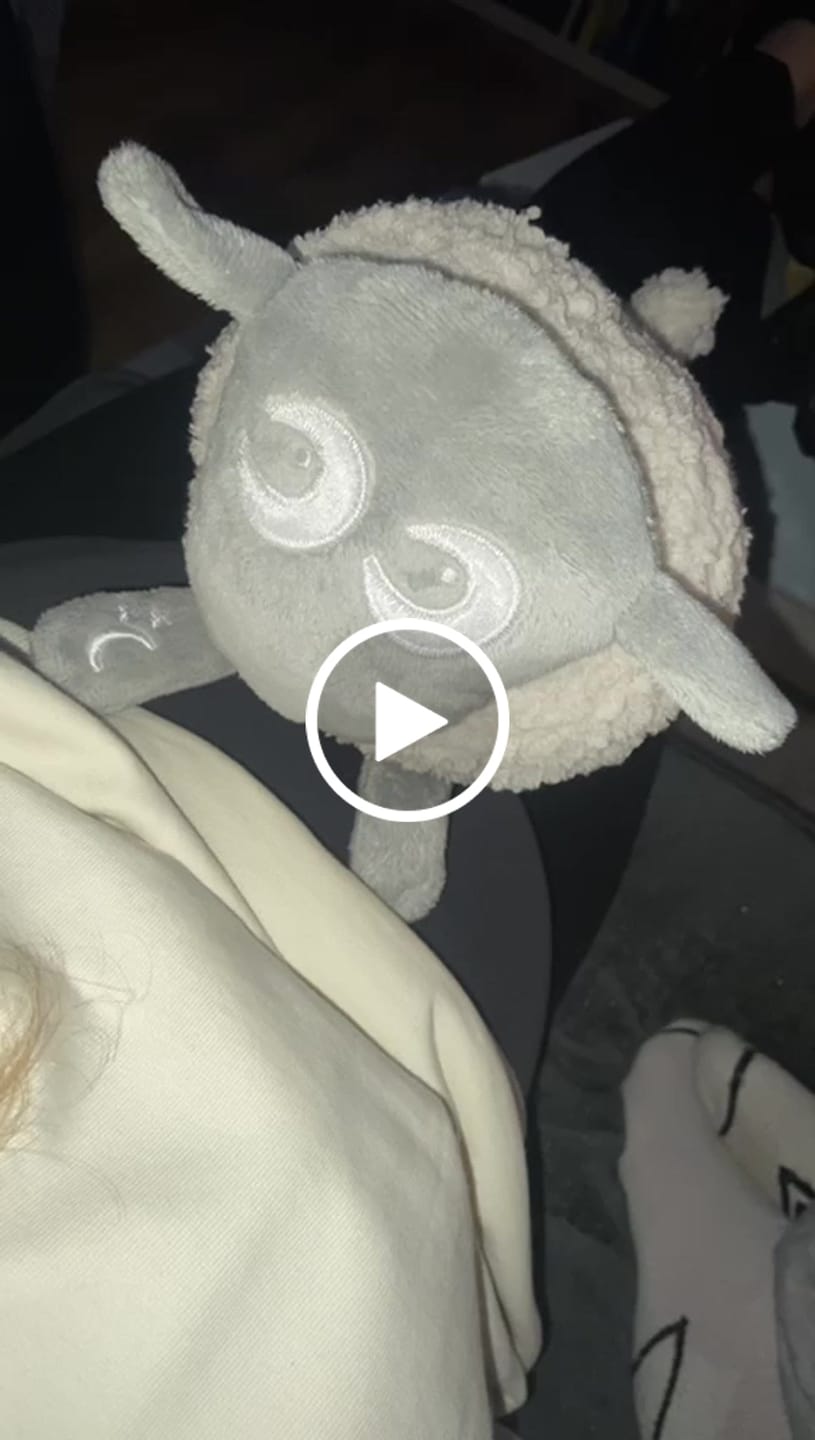Customer video review of ewan Deluxe | baby shushing sleep sheep | gray