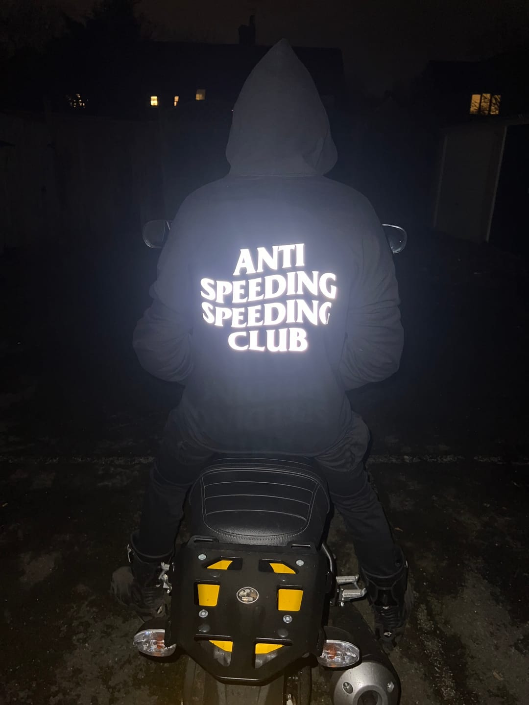 Customer photo review of "Anti Speeding Speeding Club" Hoodie