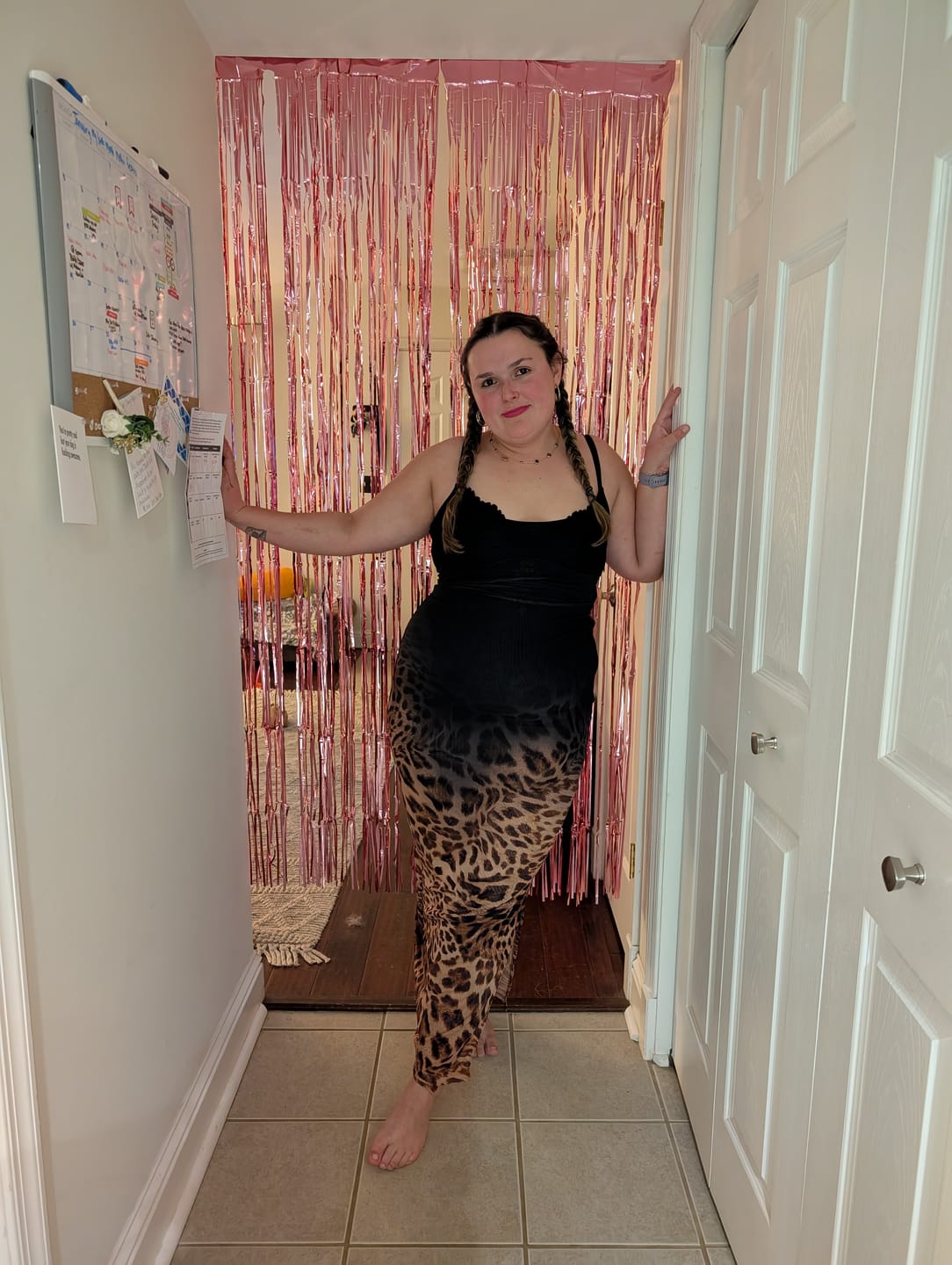 Customer photo review of BLAIR SCULPTING MIDI DRESS