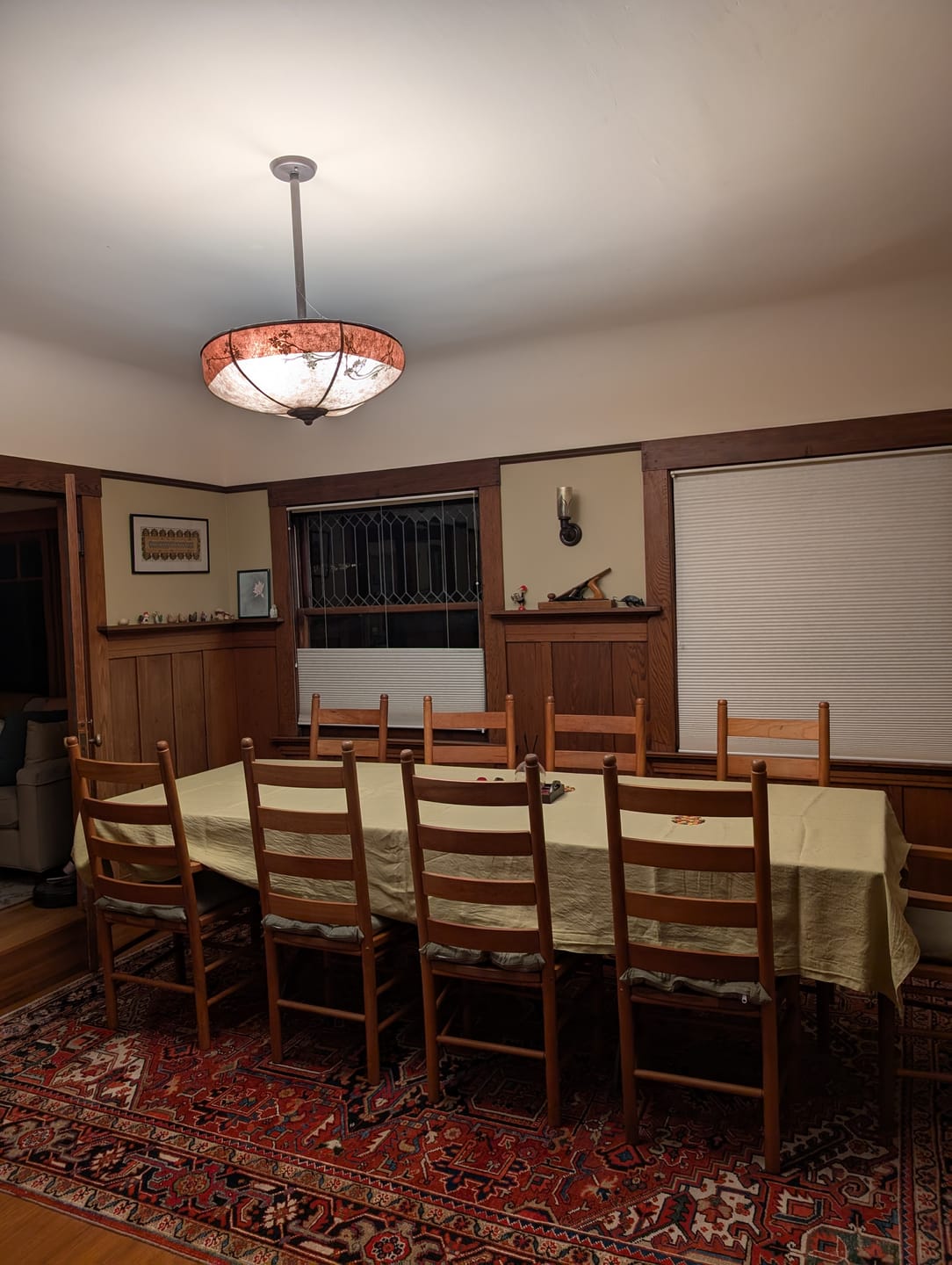 Customer photo review of Classic Hemstitch Tablecloth