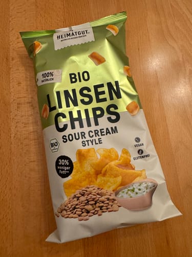 Customer photo review of Bio Linsen Chips Sour Cream (vegan)