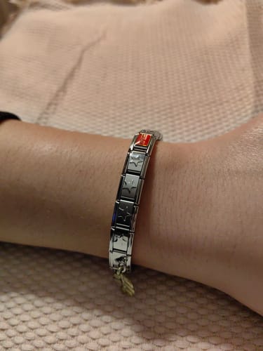 Customer photo review of Original Italian Charm Bracelet