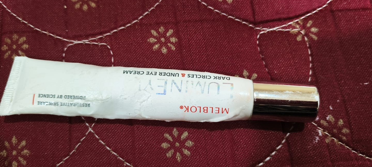 Customer photo review of Melblok Lumineye Cream