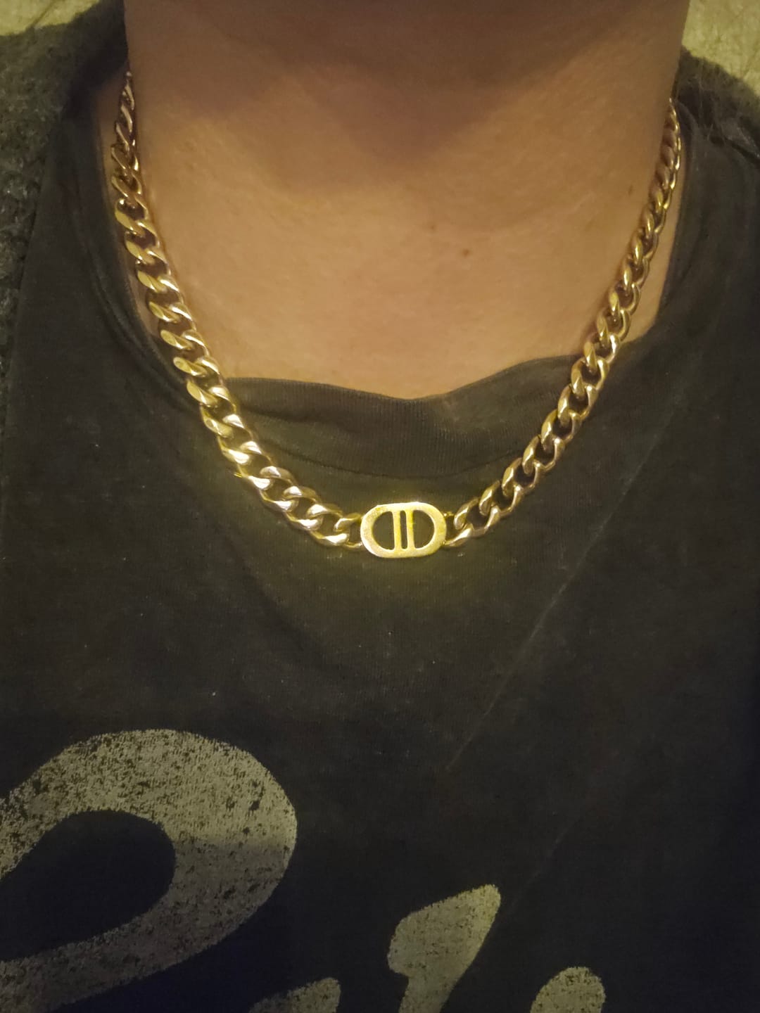 Customer photo review of Prestige Halskette | 18K vergoldet