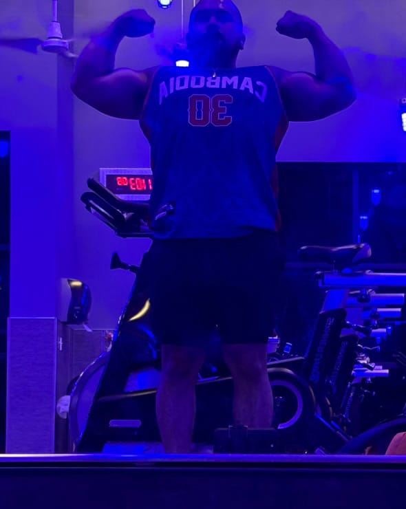 Customer photo review of Cambodia Custom Basketball Jersey