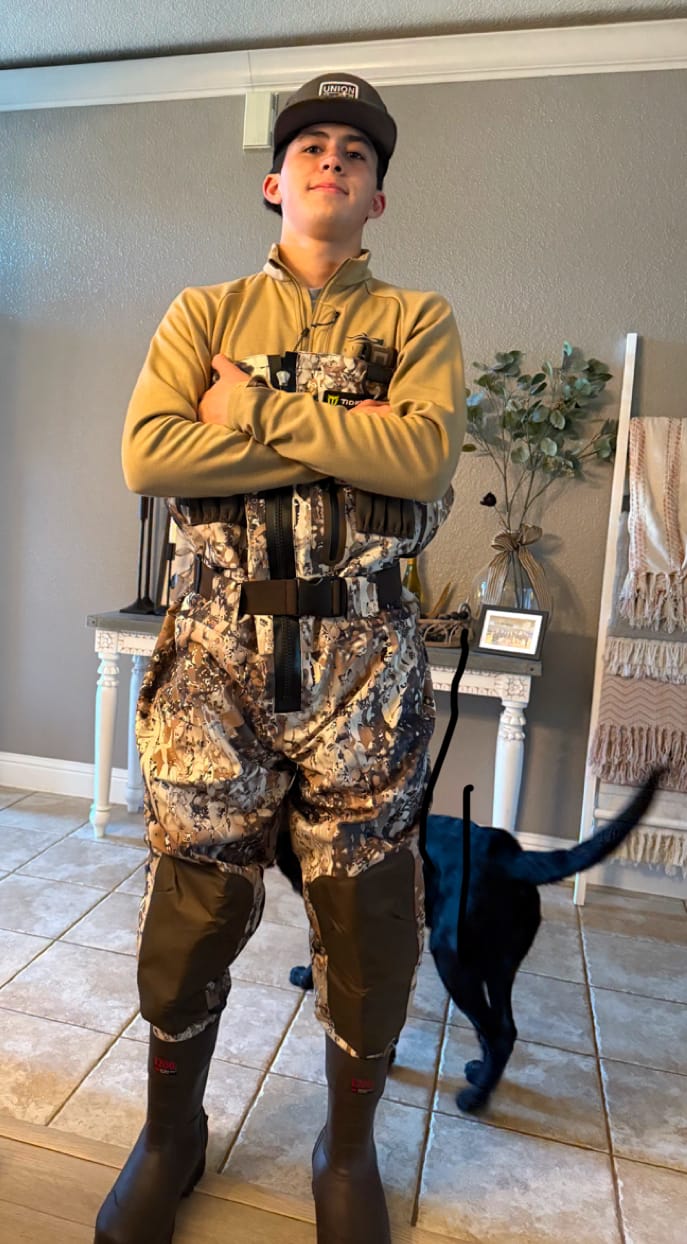 Customer photo review of QuestWade Elite Comfort Zip Breathable Waders