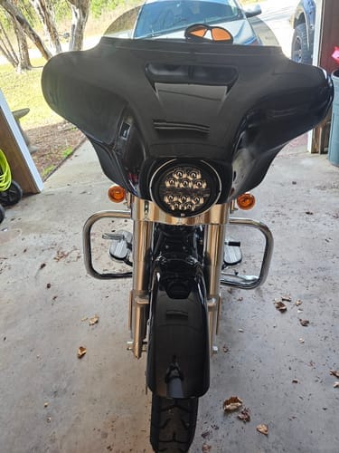Customer photo review of D14 Destroyer LED Headlight Upgrade Kit - Harley-Davidson Street Glide