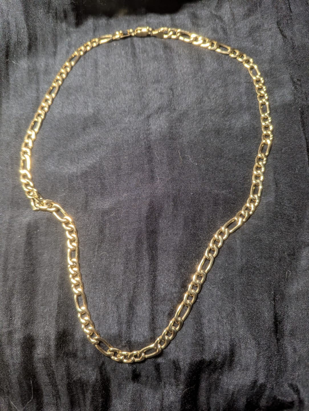 Customer photo review of 7mm Figaro Link Chain