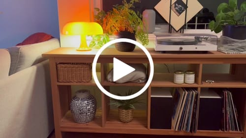 Customer video review of Puffball Lamp | Blood Orange | Ships Mid Dec.