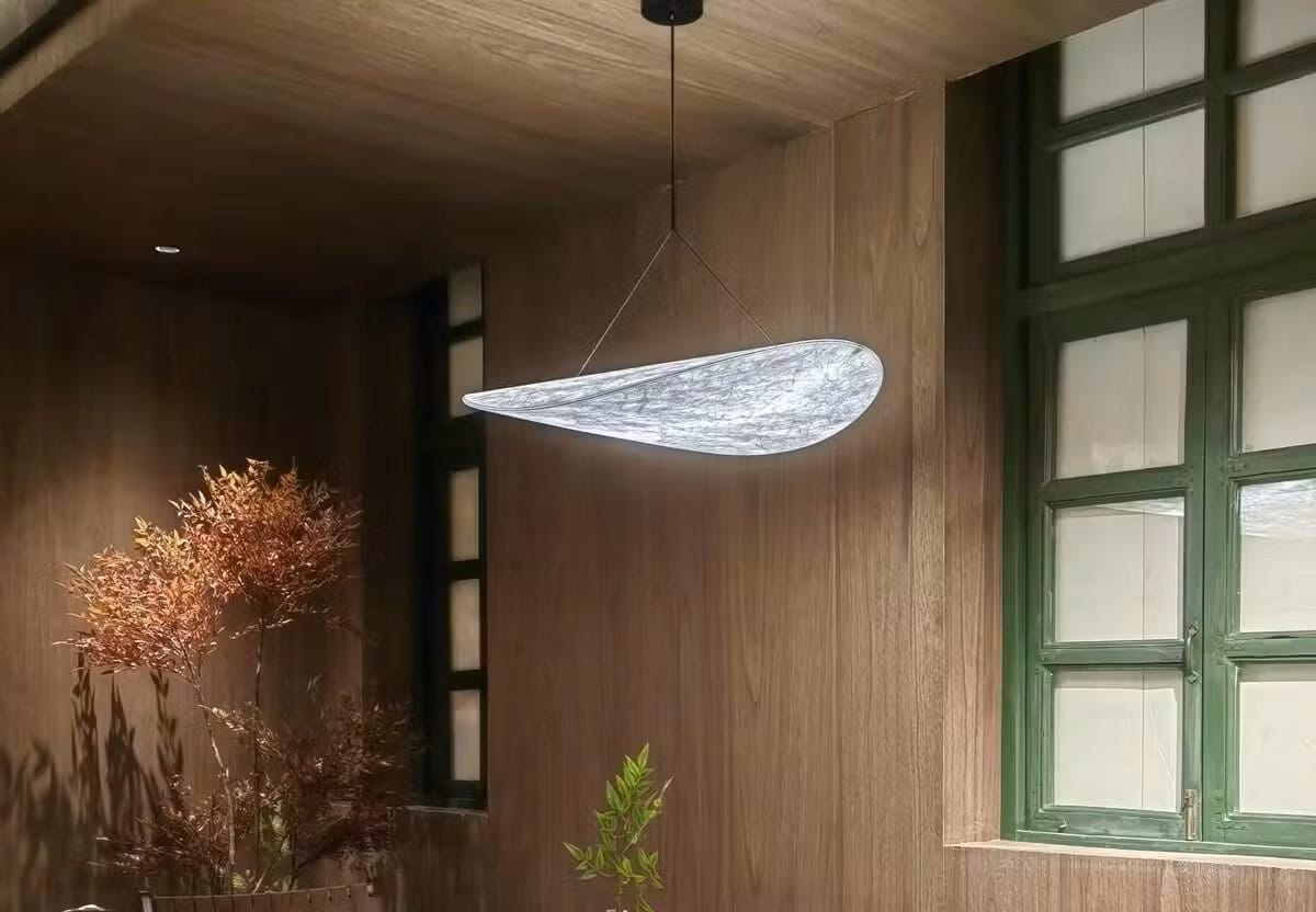 Customer photo review of Floating Cloud Tyvek Pendant Light