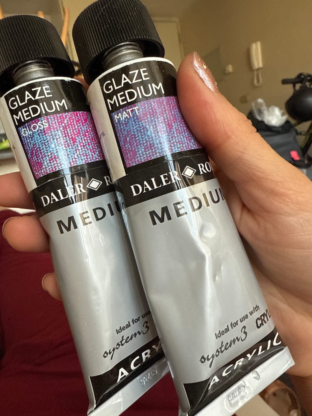 Customer photo review of Daler Rowney - Medium Esmalte para Acrílico 75 ml